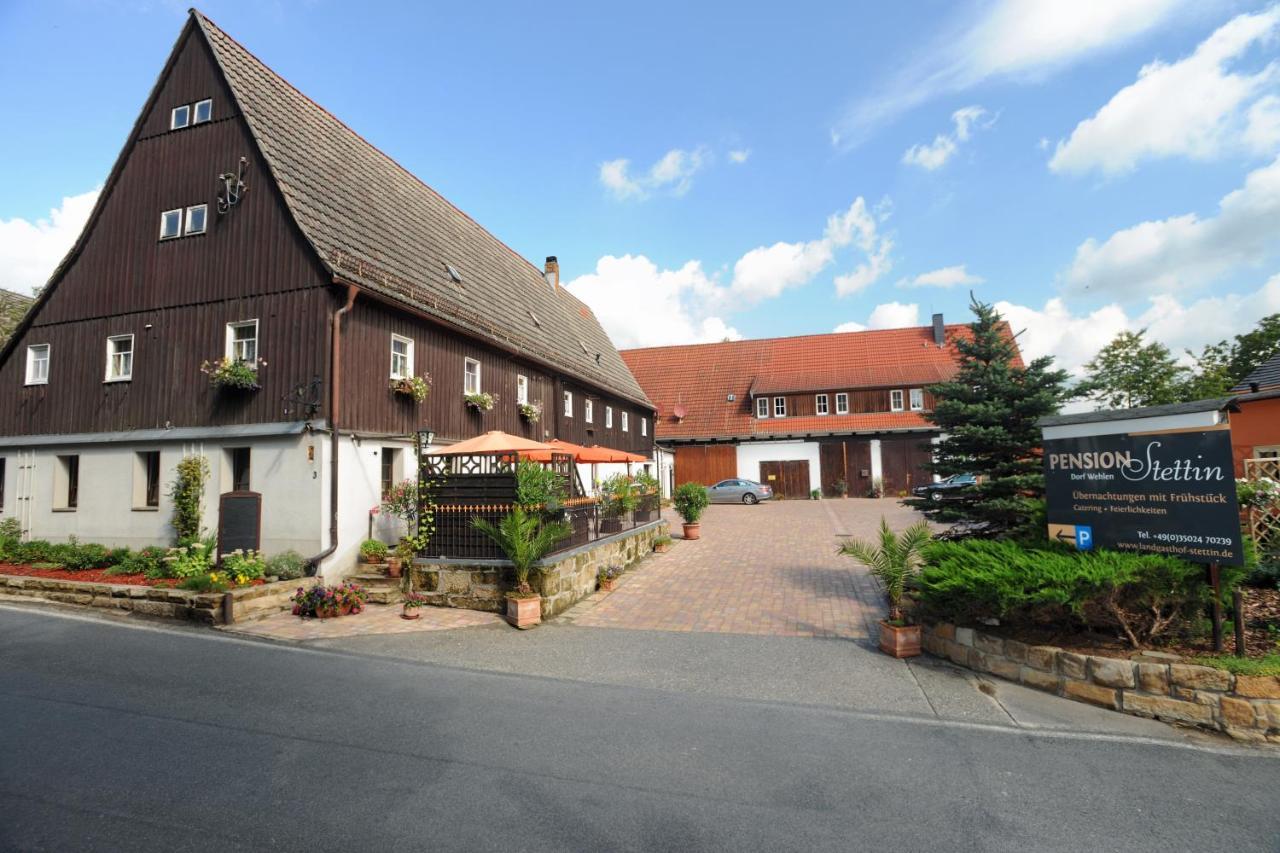 Pension Stettin Hotel Stadt Wehlen Exterior photo